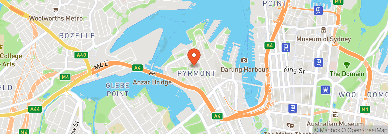 Map of Home Sydney