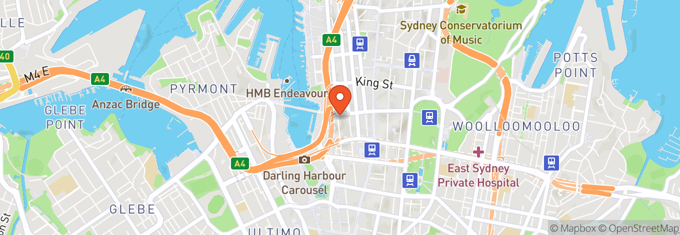 Map of Shelbourne Hotel