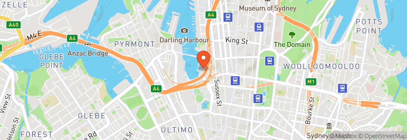 Map of Dockside Darling Harbour