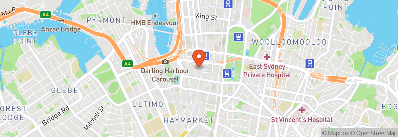 Map of Event Cinemas George Street