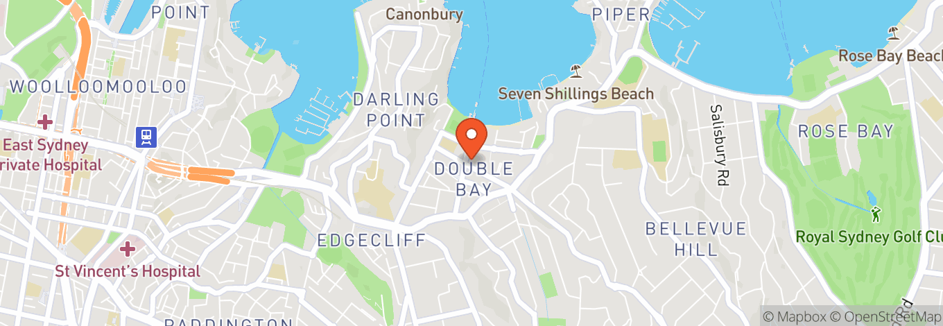 Map of 53 Cross St, 53 Cross Street, Double Bay, NSW 2028, Australia
