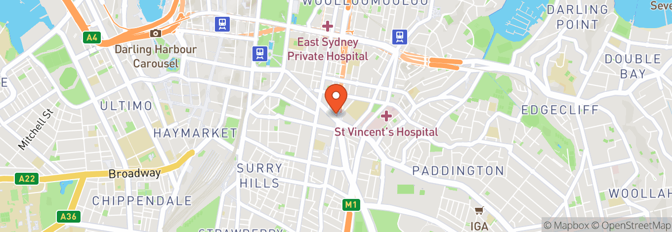 Map of Ginger’s