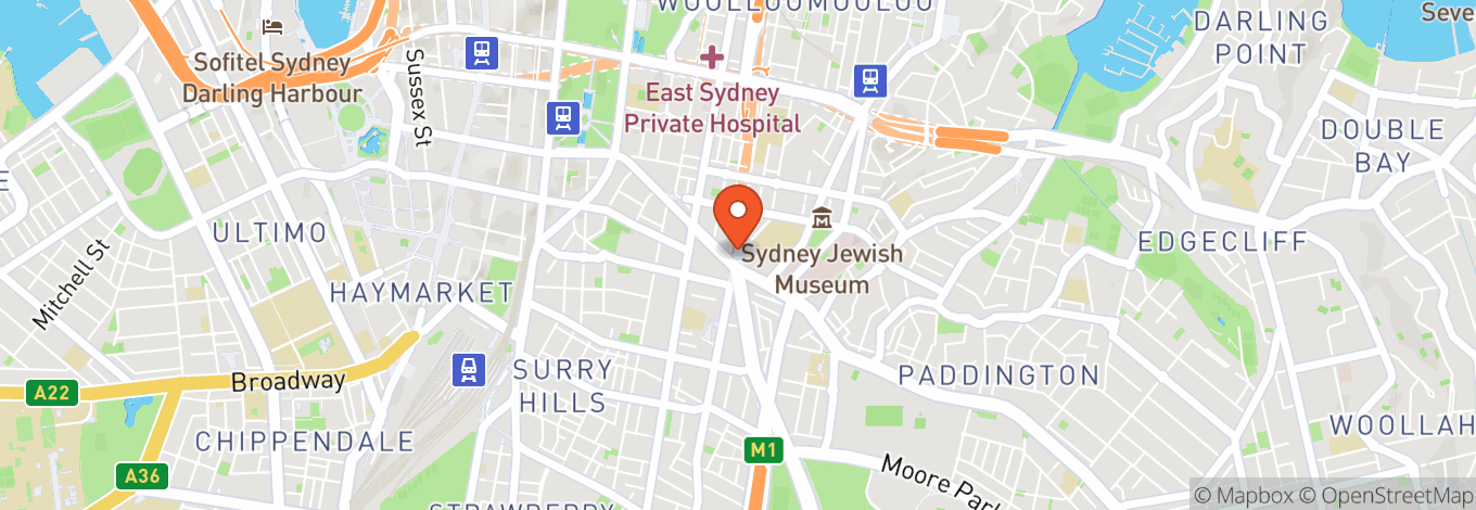 Map of The Substation (Qtopia Sydney)