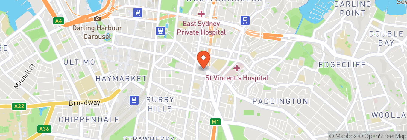 Map of Stonewall Hotel