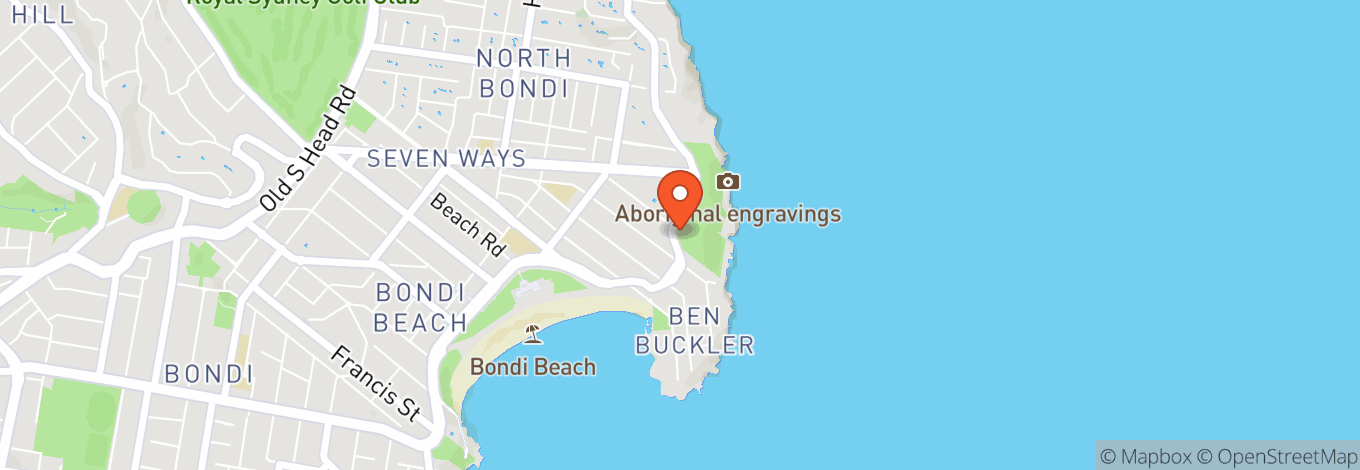 Map of Bondi Golf & Diggers Club