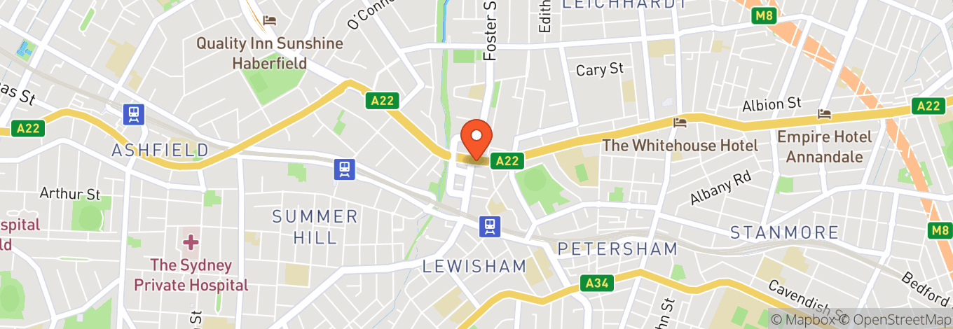 Map of The Louis Hotel