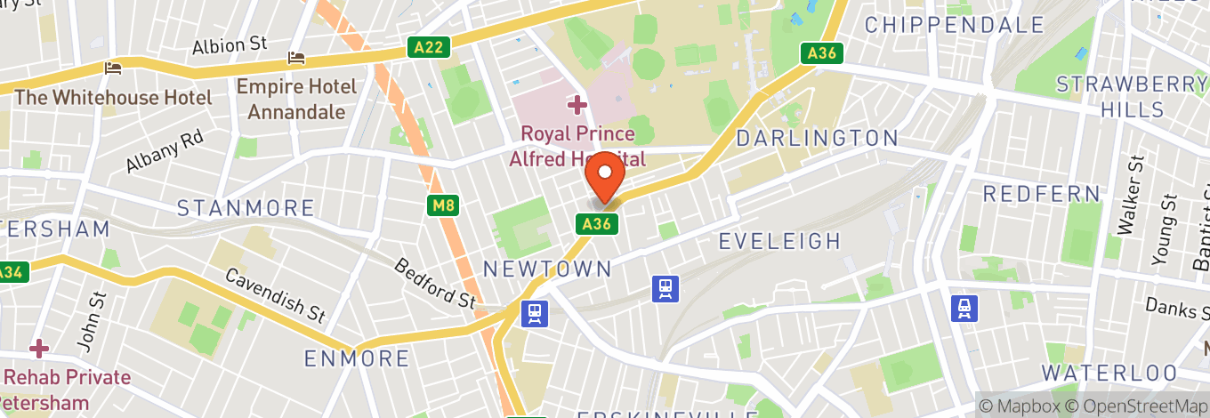 Map of Stonewall Newtown