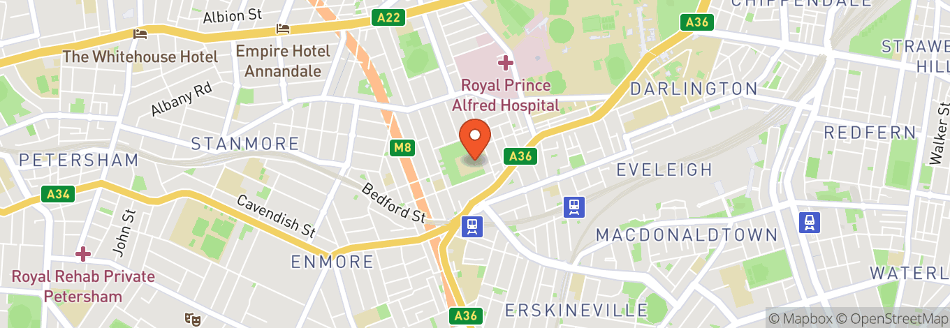 Map of Newtown:erskineville Anglican Church