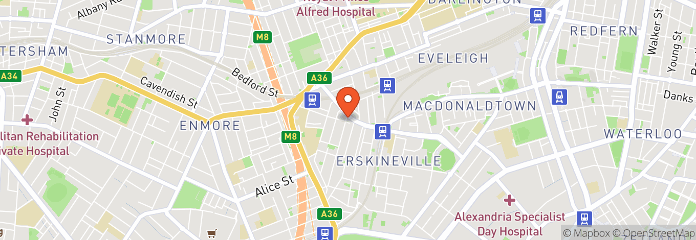 Map of Imperial Hotel Sydney