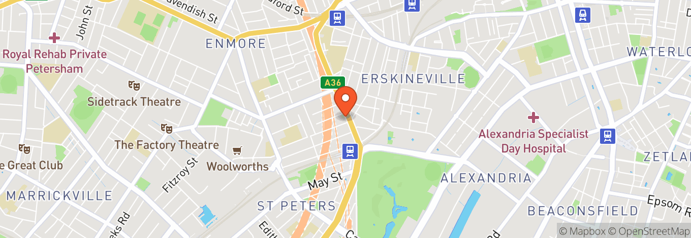 Map of Garden Lounge Creative Space