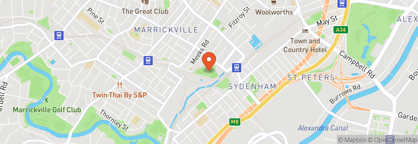 Map of Sydney Portugal Community Club