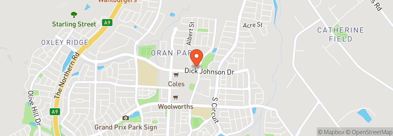 Map of Oran Park Hotel