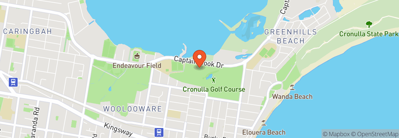 Map of Cronulla Golf Club