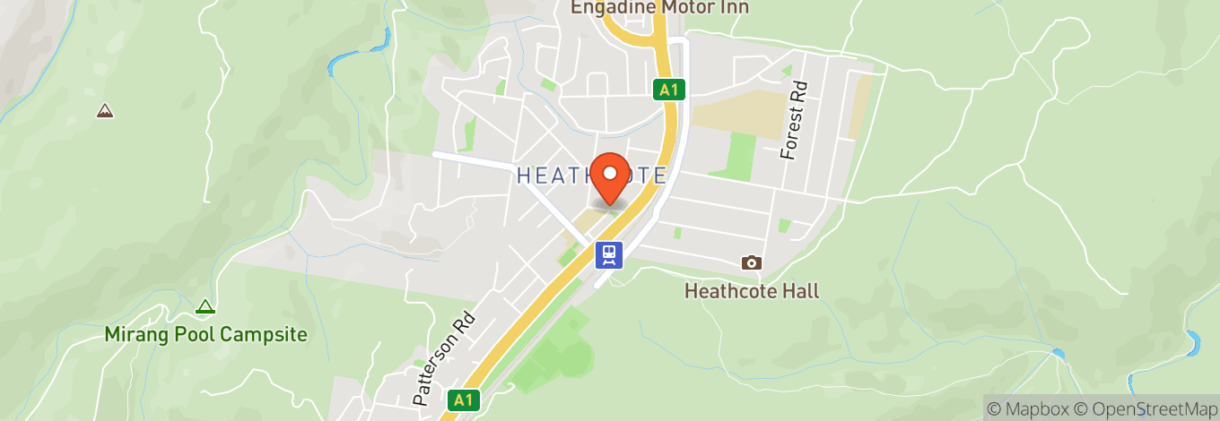 Map of Heathcote Hotel