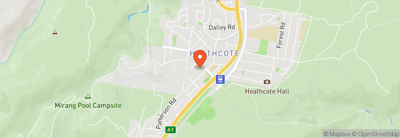 Map of Club Heathcote