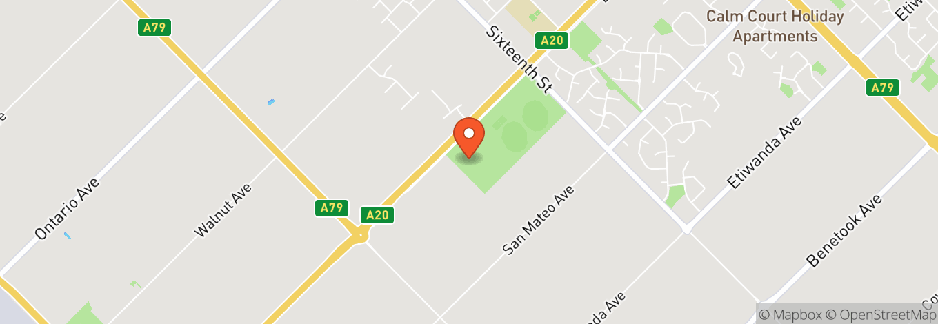 Map of Mildura Sporting Precinct