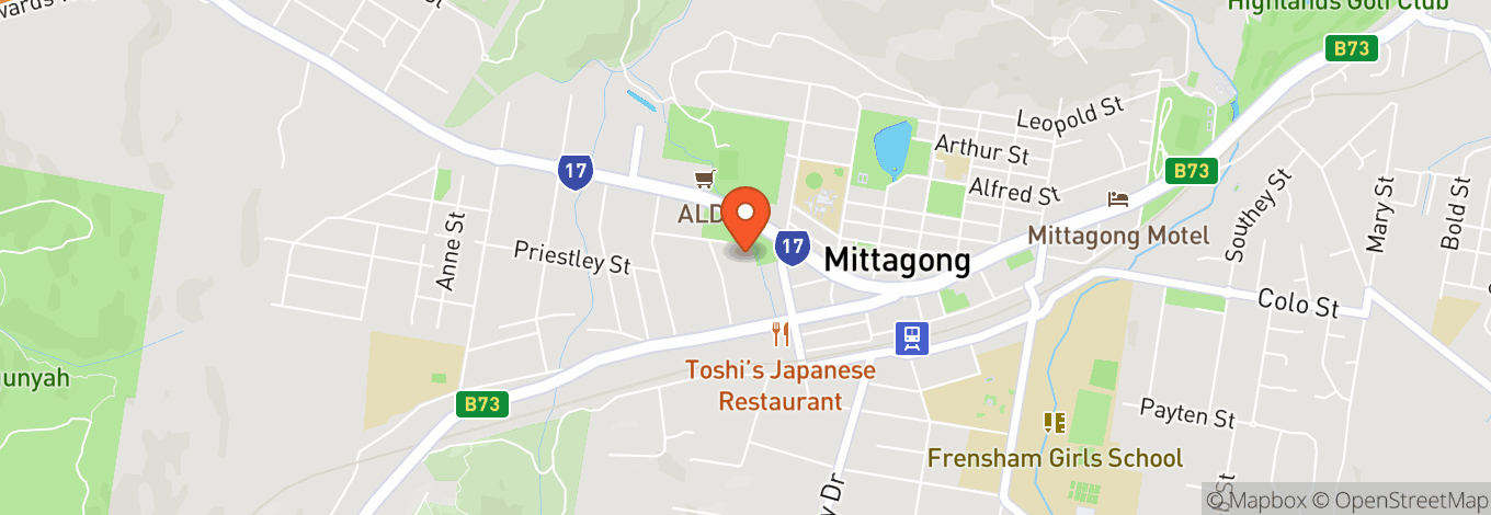 Map of Mittagong Rsl Club