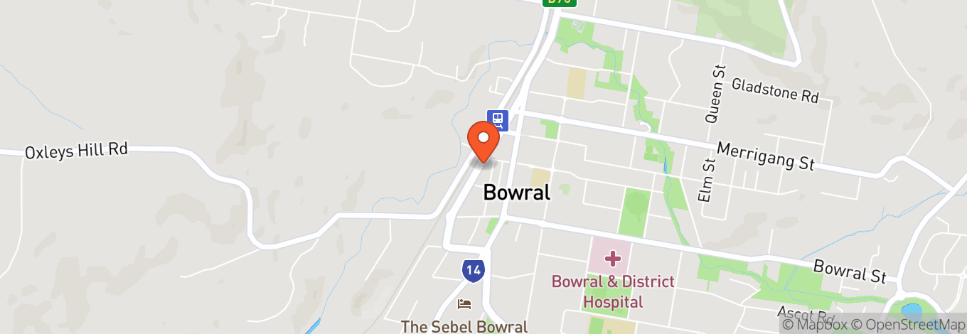Map of The Venue - Bowral