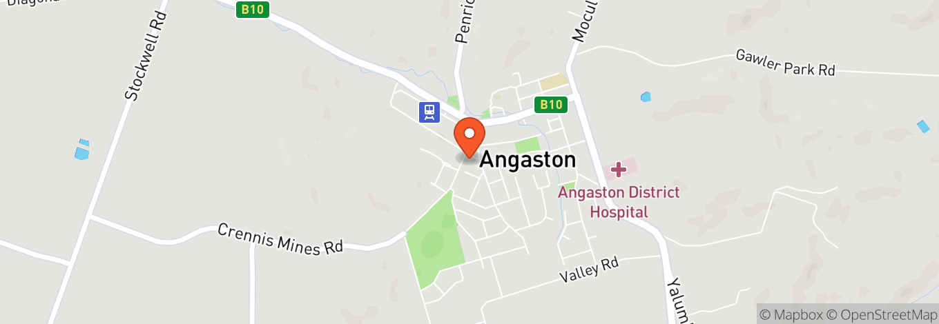 Map of Angaston Town Hall