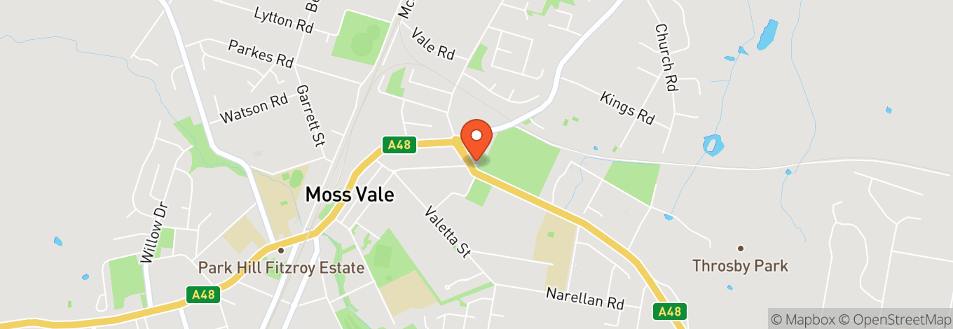 Map of Moss Vale Showground