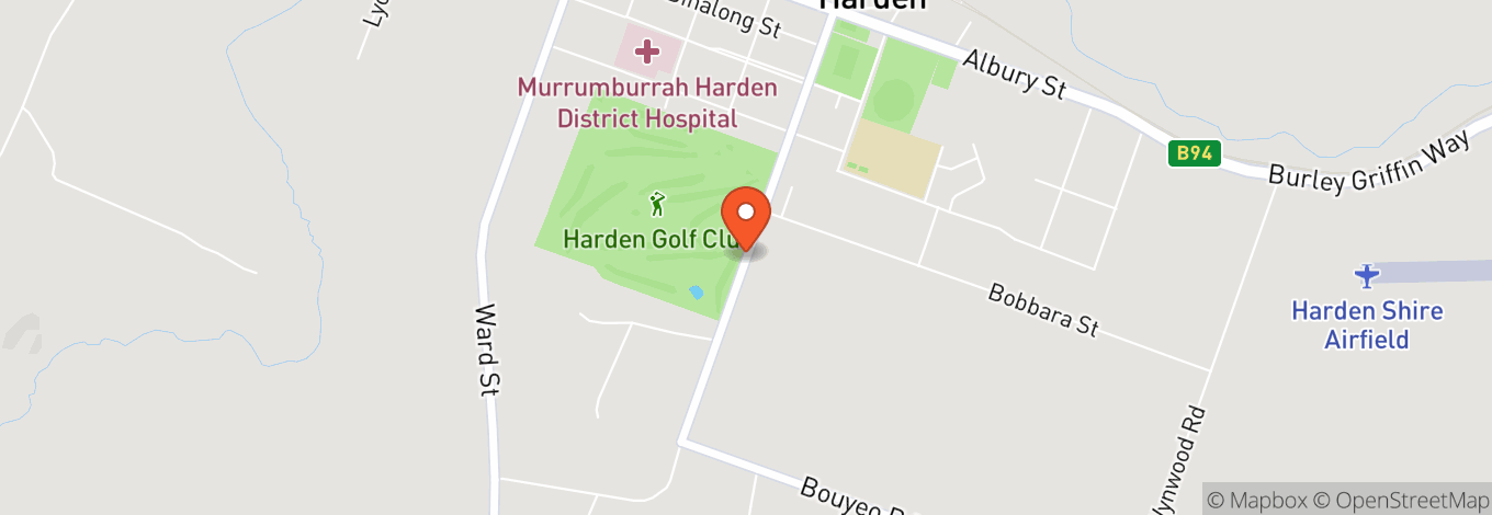 Map of Harden Country Club