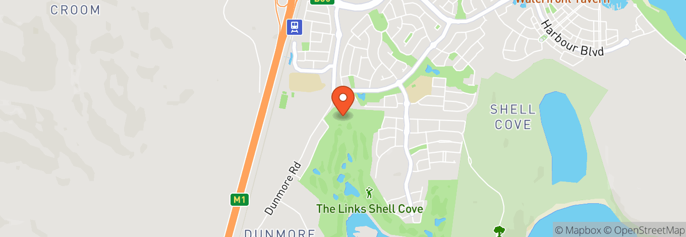 Map of The Links Shell Cove