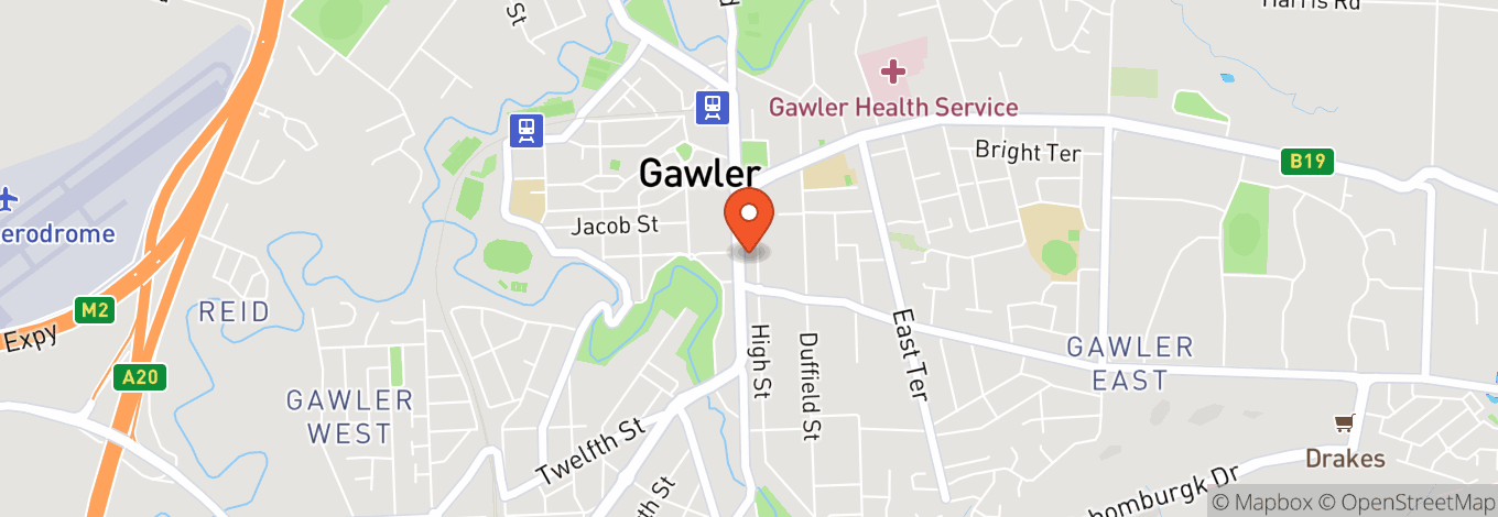 Map of Gawler Civic Centre