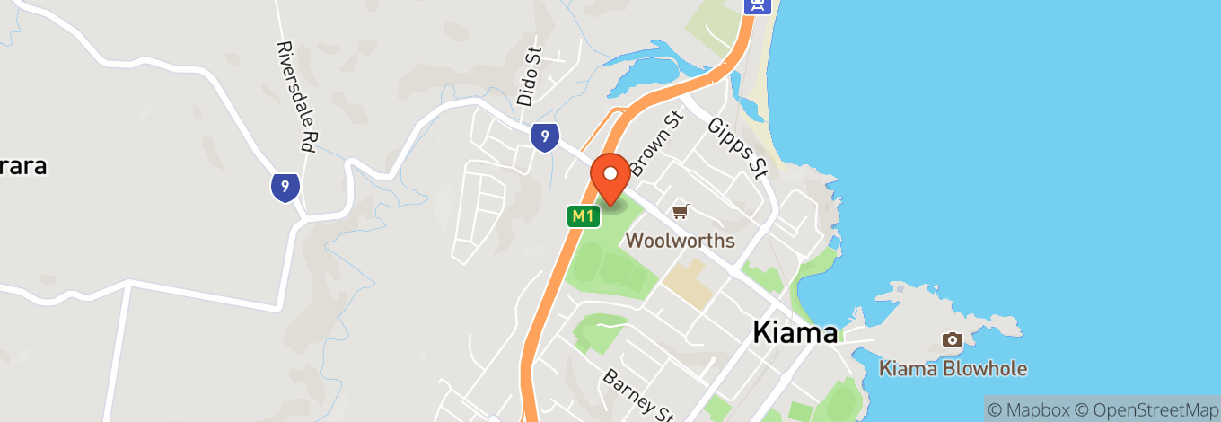 Map of Kiama Skatepark