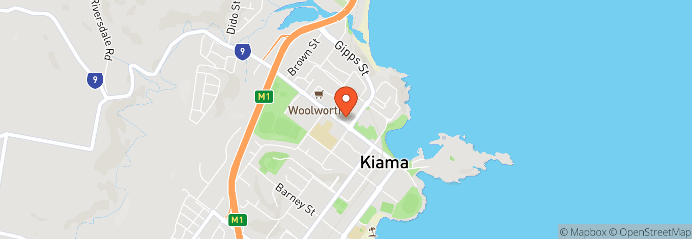 Map of Kiama Leagues Club