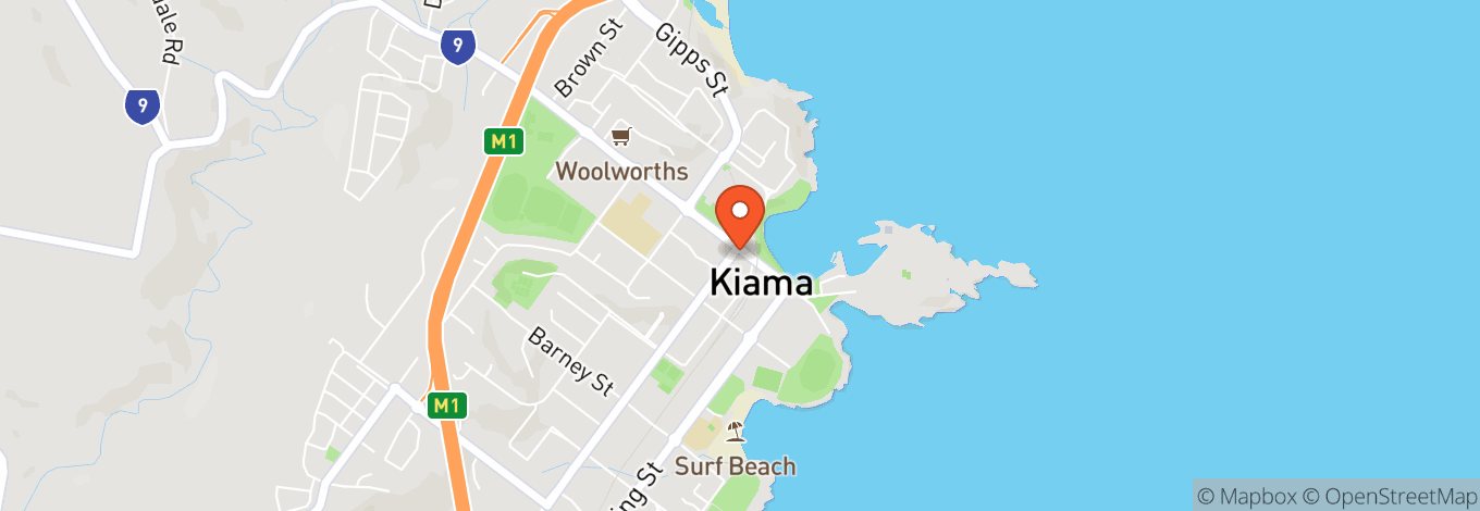 Map of Kiama Inn Hotel