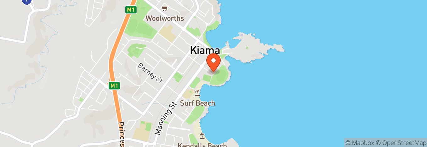 Map of Kiama Showground