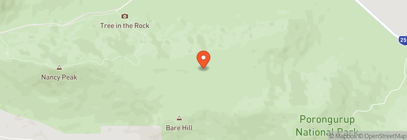 Map of Porongurup Range