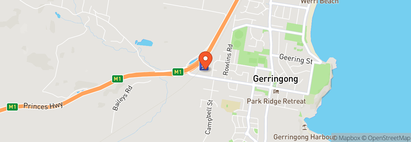 Map of The Co-Op Gerringong