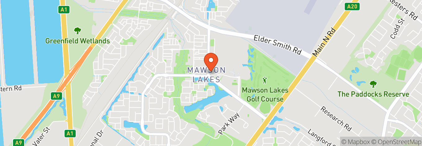 Map of The Mawson Centre