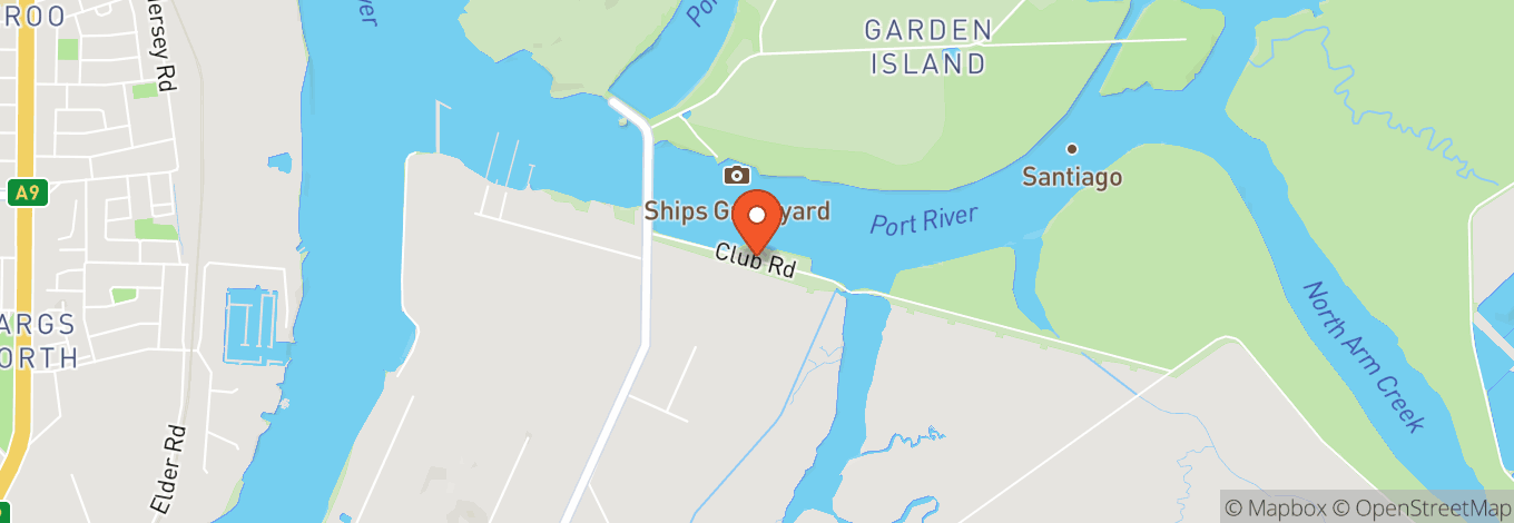 Map of Adelaide Speedboat Club