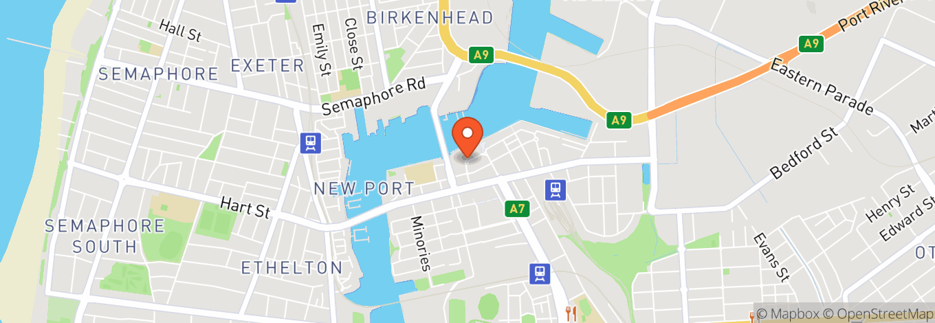 Map of Mclaren Wharf