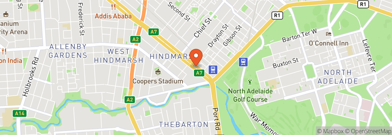 Map of Adelaide Entertainment Centre Theatre