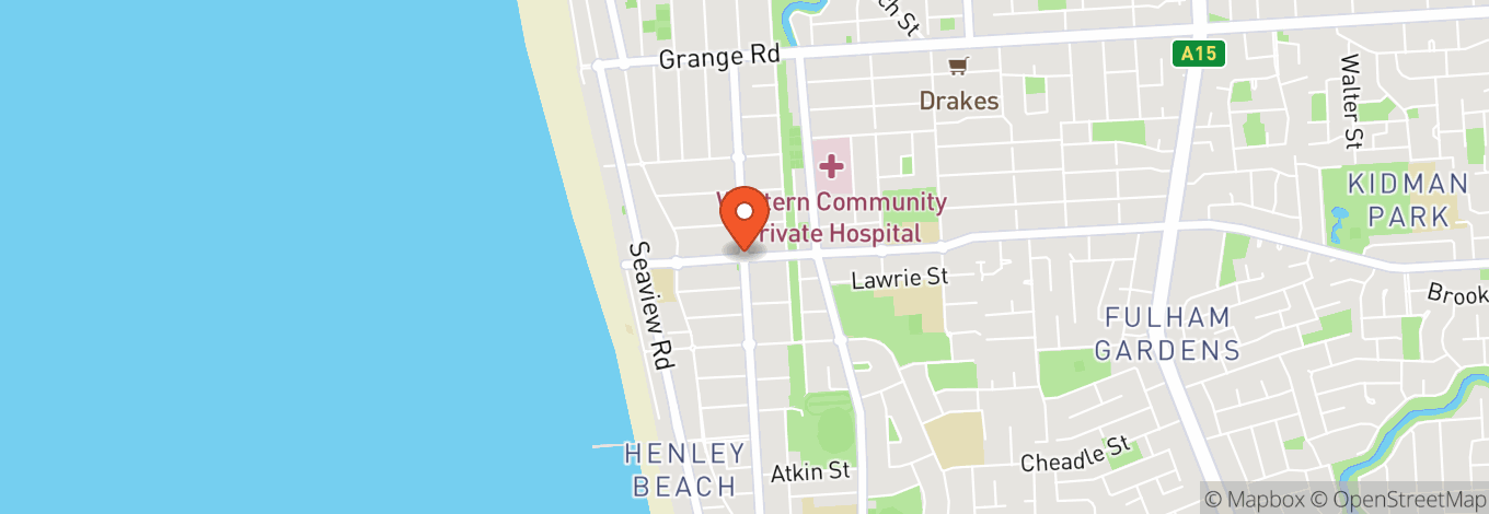 Map of Henley Beach