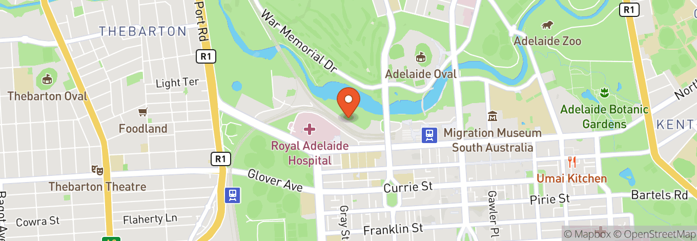 Map of Pony Adelaide
