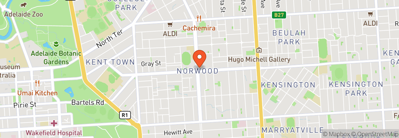 Map of Norwood Hotel