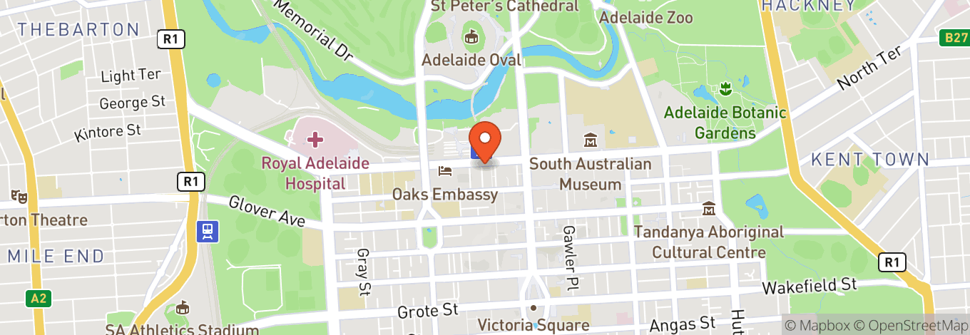 Map of Strathmore Hotel