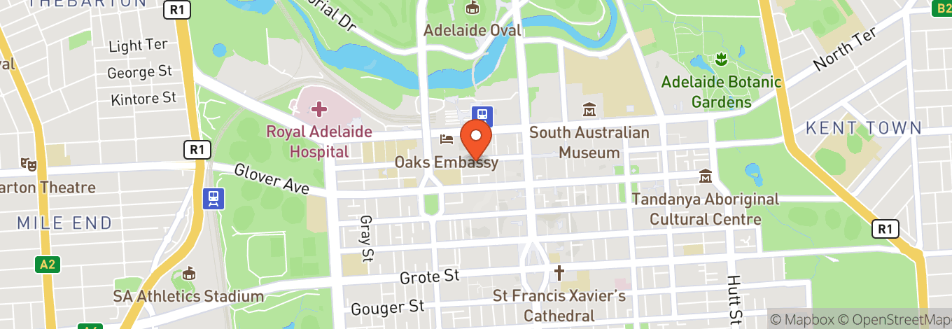 Map of Cherry Nightclub