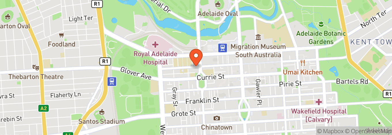 Map of 173 Hindley St