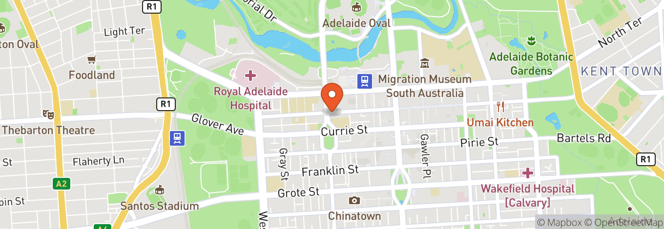 Map of Hindley Street Music Hall