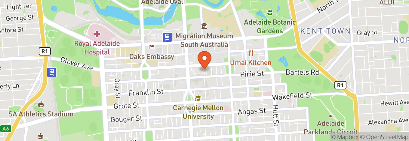 Map of Armi Australian Rock & Metal Institute