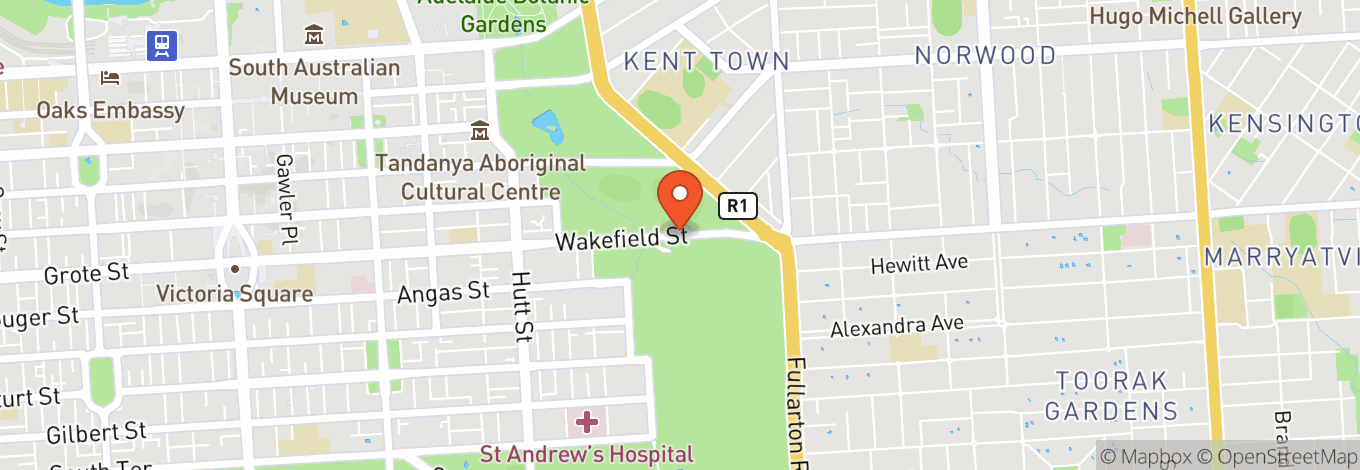 Map of Victoria Park/Pakapakanthi