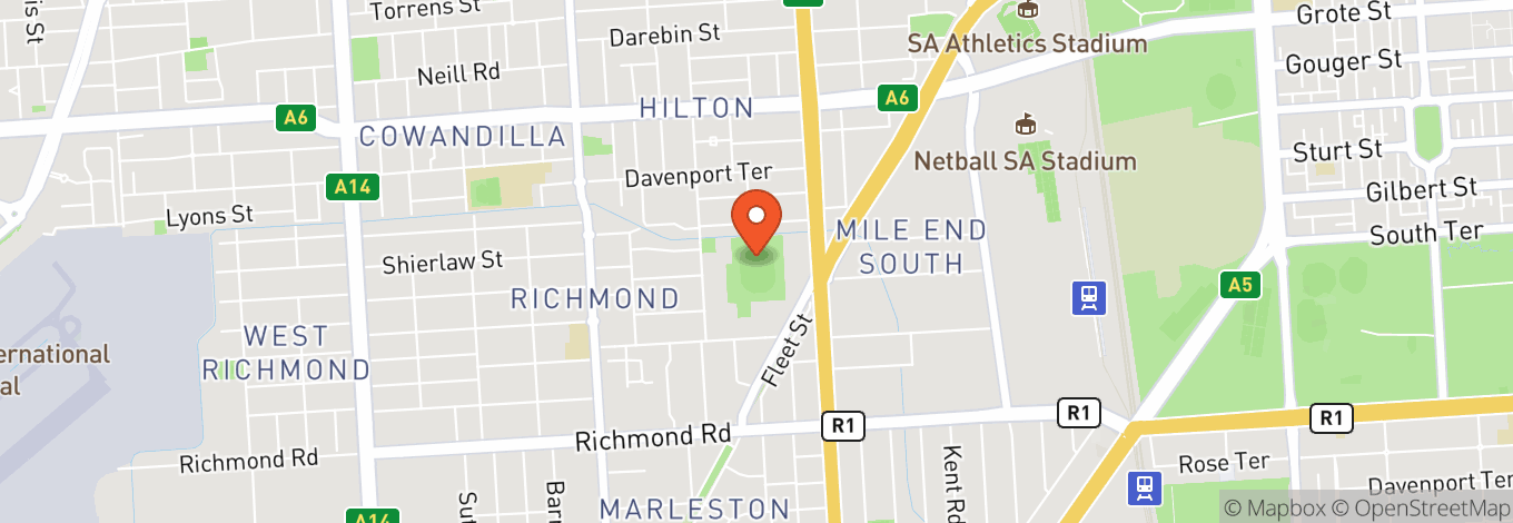 Map of West Adelaide Football Club