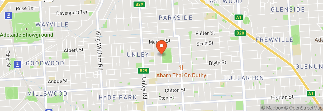 Map of Unley Oval