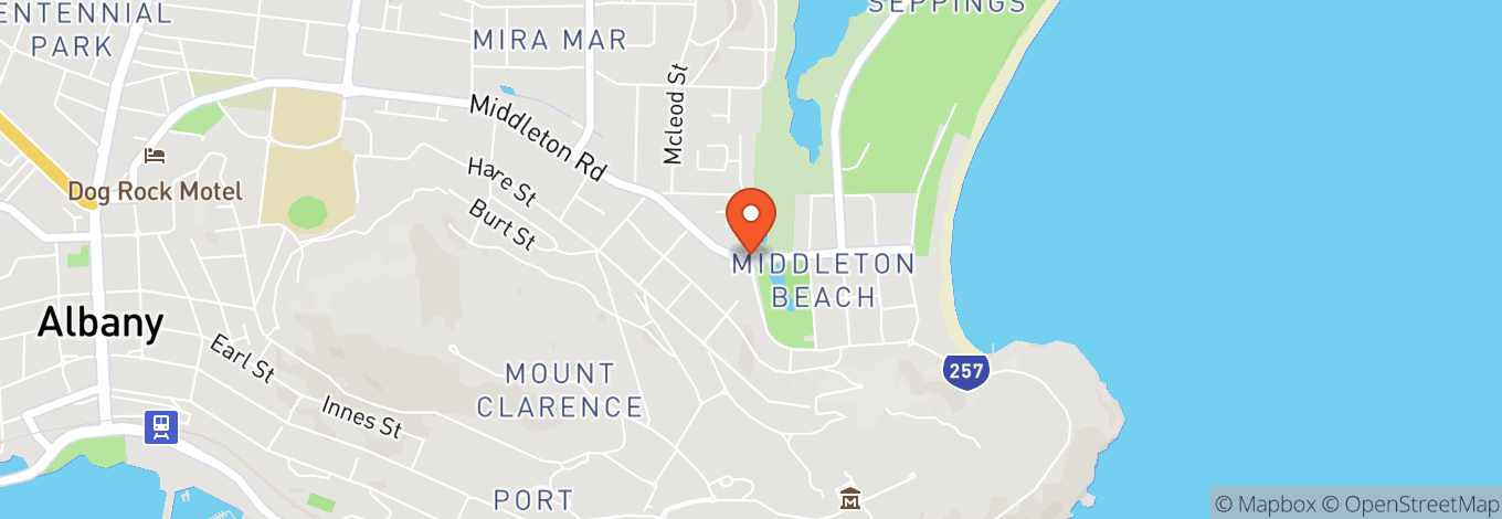 Map of Middleton Beach
