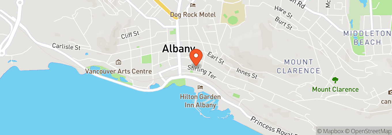 Map of Six Degrees Albany